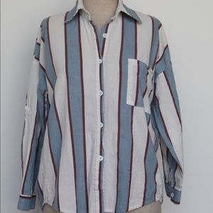OVTE Striped Button Up